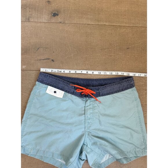 H&M Mens Swim Shorts With Contrast Waistband & Orange Drawstring - Picture 5 of 7